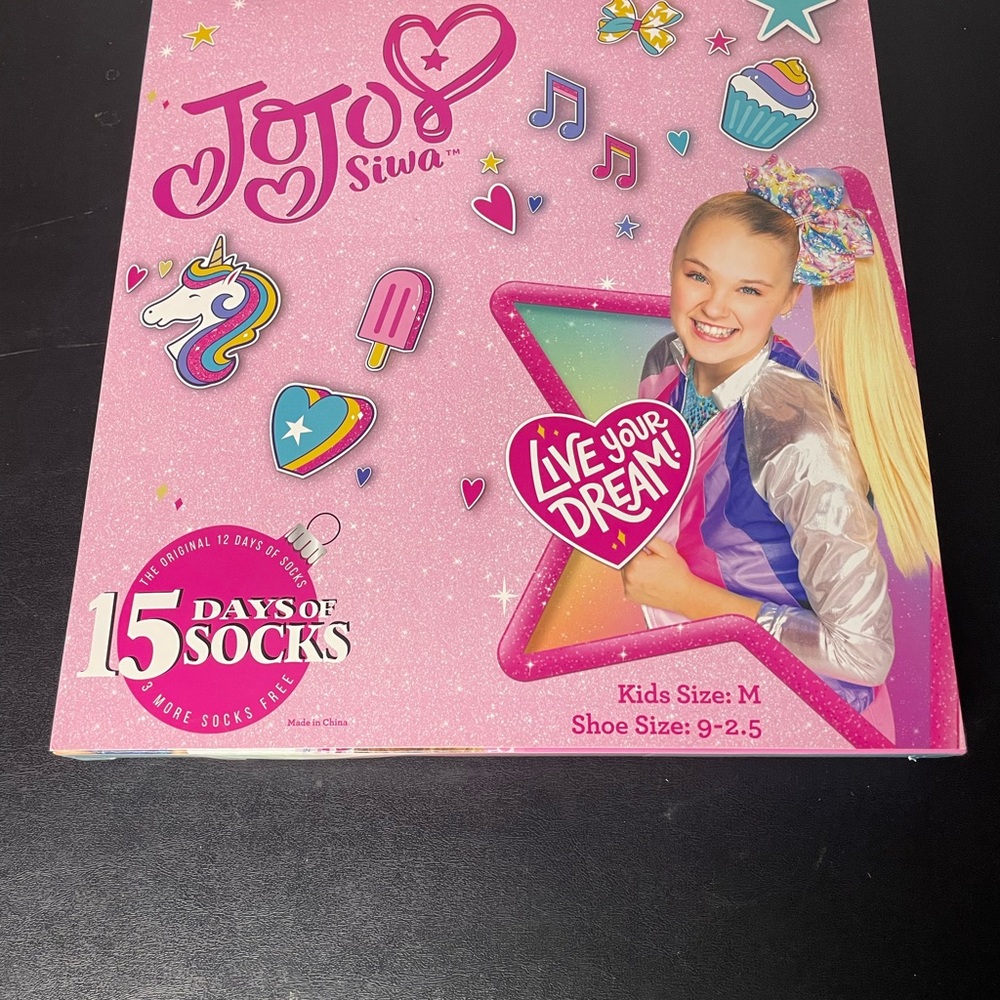 JoJo Siwa Pink Sock Collection
